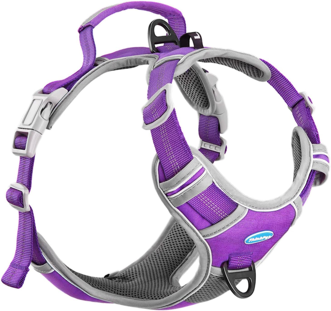 ThinkPet No Pull Harness Breathable Sport Harness with Handle-Dog