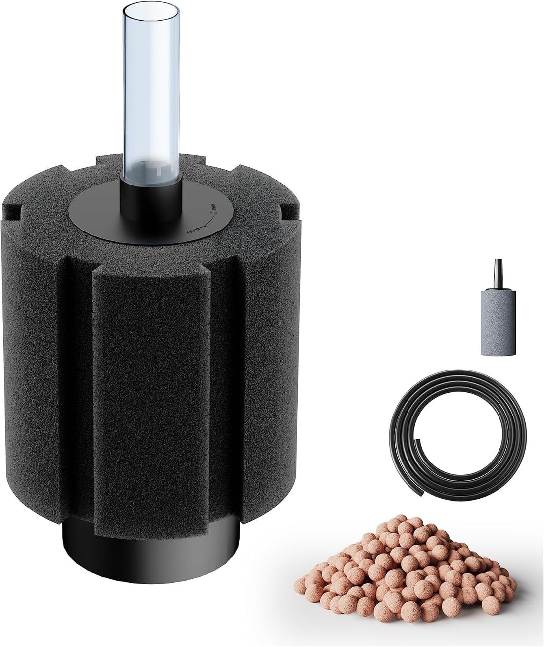 2 Pack 60-70 Gal Aquarium Sponge Filter with Air Stone