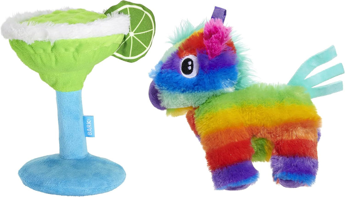BARKBOX Best of BarkBox Interactive Plush Dog Toy Bundle