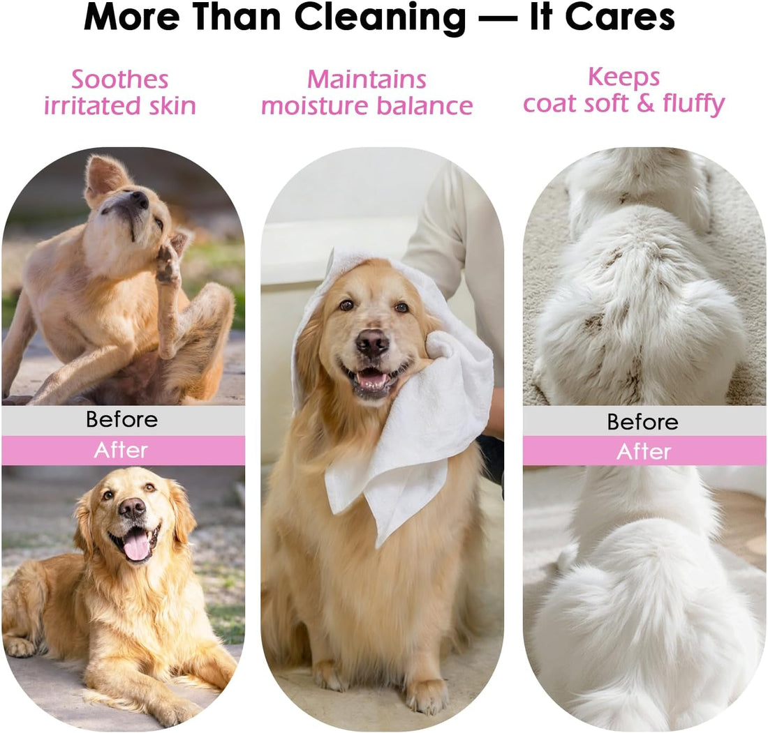 Non-Rinse Pet Shampoo – 10 Fl. oz Dog & Cat Dry Shampoo