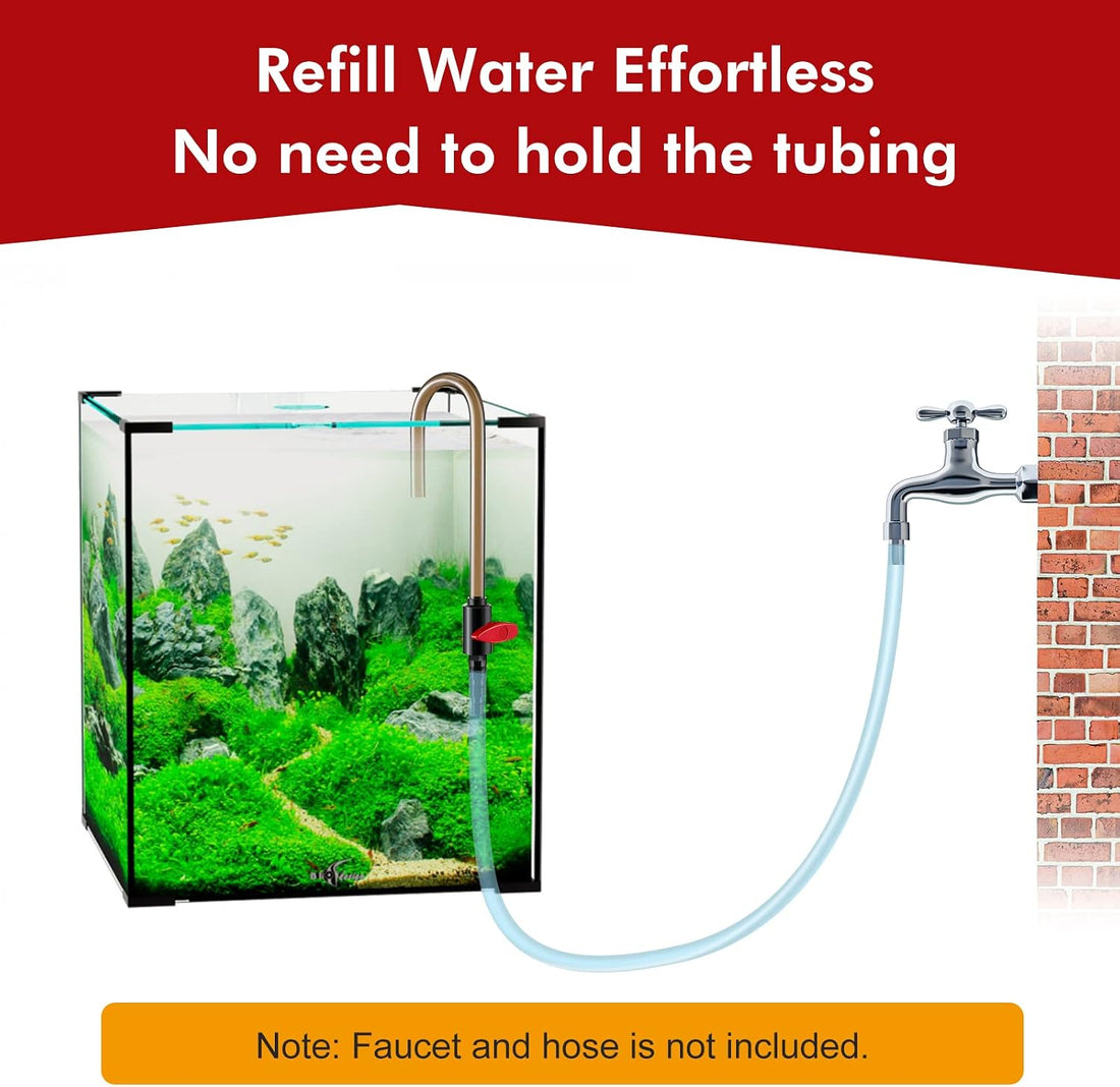 Dreyoo Aquarium Water Changer Hook with Flow Switch for 1/2 5/8 3/4