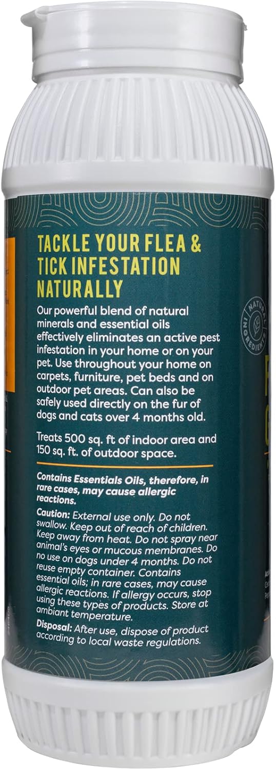 ALZOO Flea & Tick Cat Collar and Flea & Tick G+ Powder