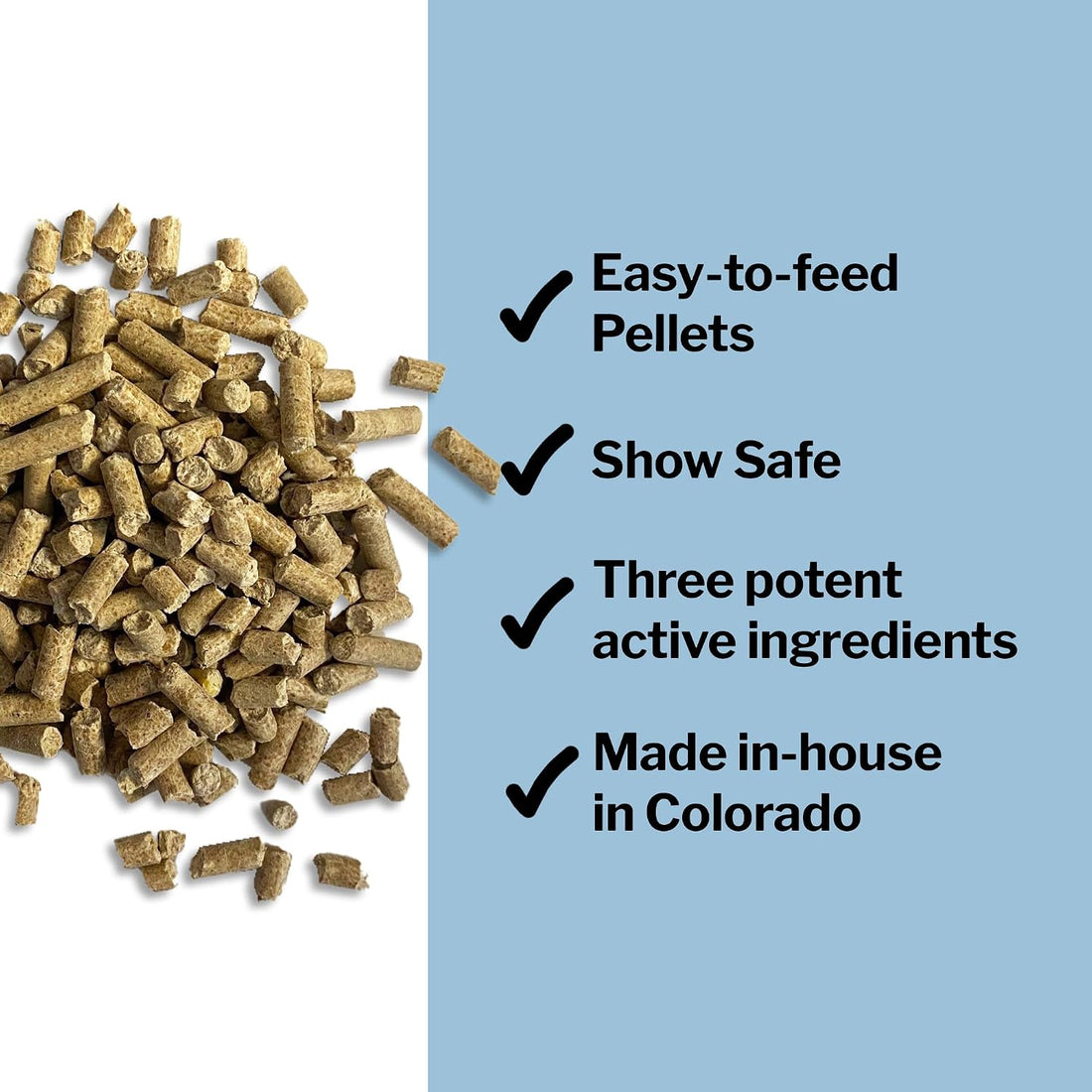 Formula 707 Calming Supplement for Horses, 5 lb, 40 Servings