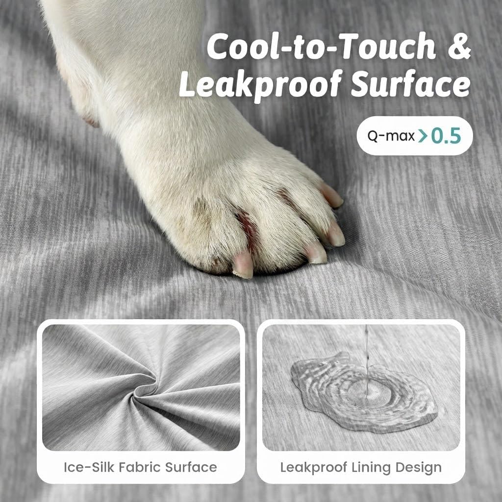 COZY KISS Cooling Dog Bed for Crate