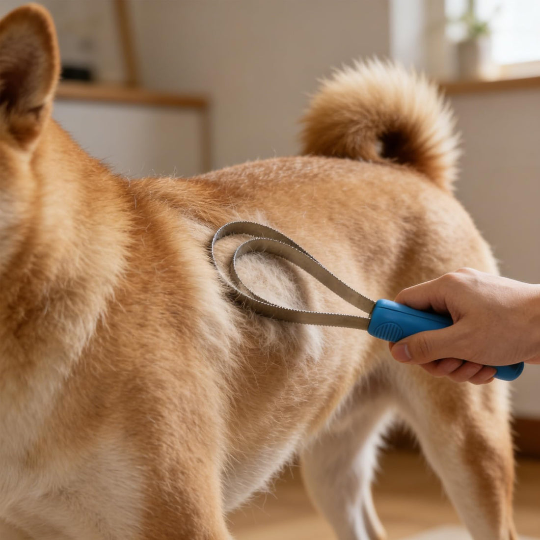 Deshedding Tool Grooming Brush for Horse Dog Cat