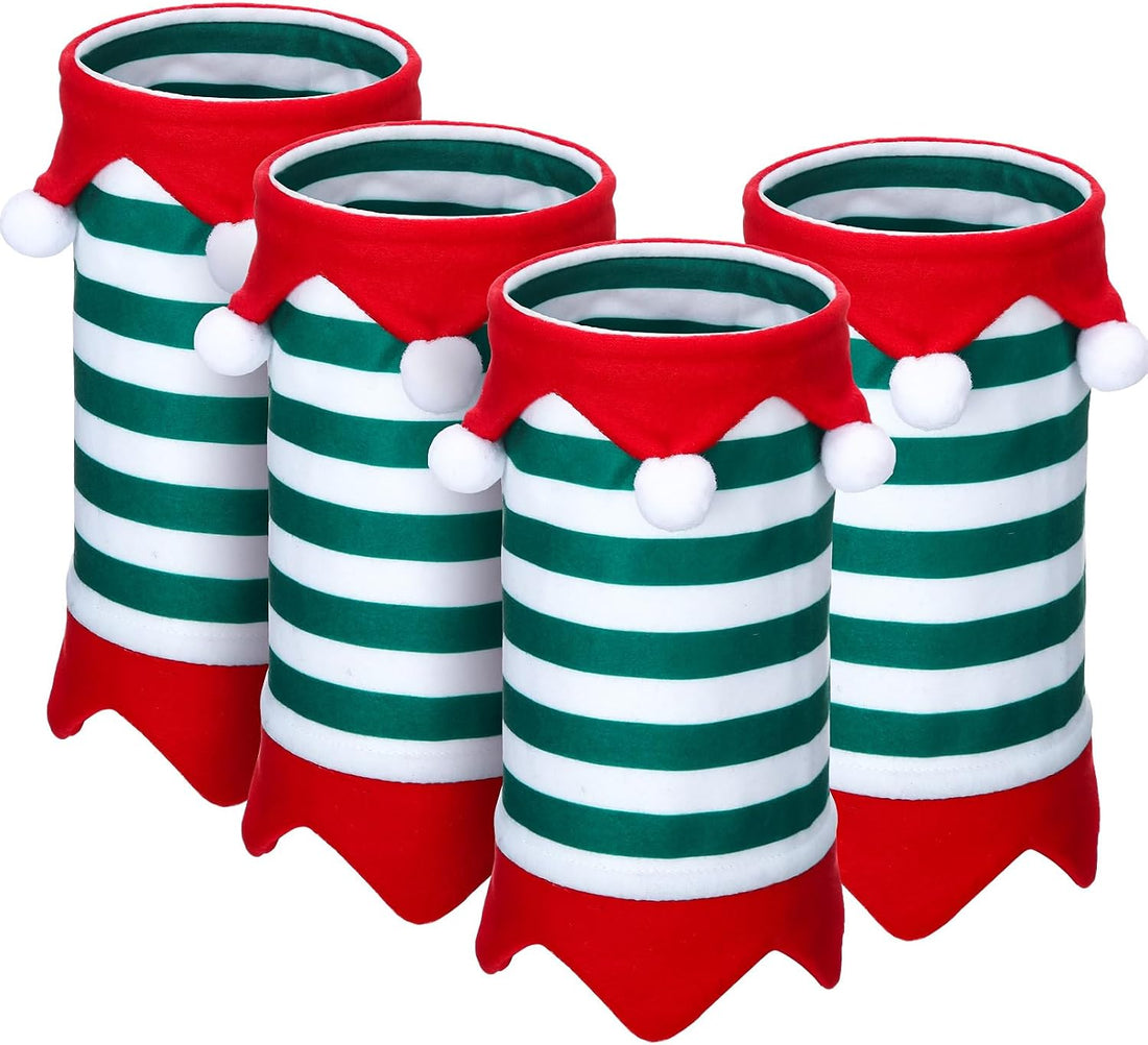 Mixweer 4 Pcs Christmas Horse Leg Wraps