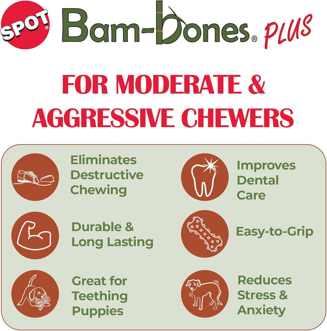 SPOT Bam-Bones Plus Branch -Bamboo Fiber & Nylon