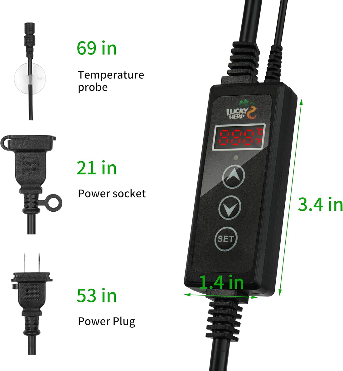 LUCKY HERP Reptile Dimming Thermostat