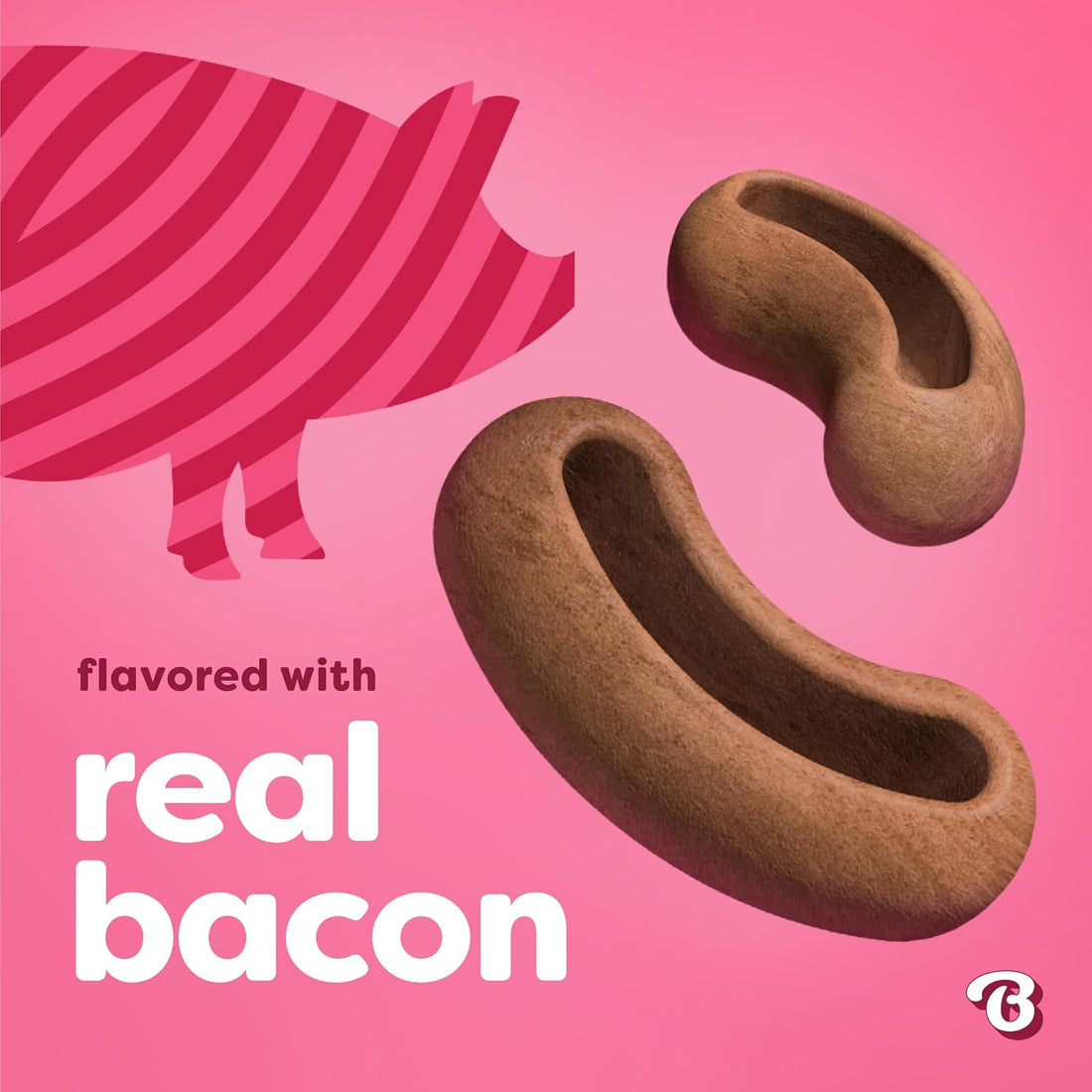 Benebone Tongue Twister & Bacon Treat Pod Refill 2 Pack, 9 Count