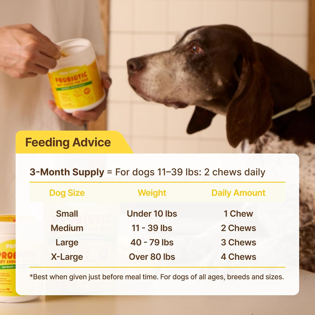 PENPEN Probiotics for Dogs, Dogs Probiotics for Digestive Health