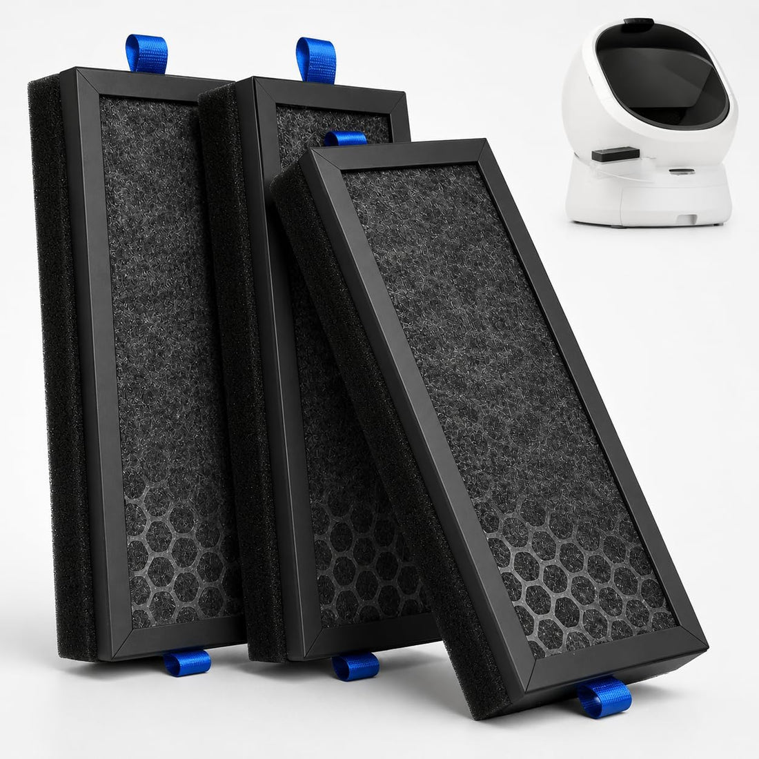 3 Pack Carbon Deodorizer Filters Compatible with PETLIBRO Luma Litter