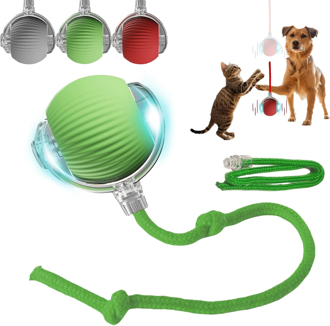 Interactive Dog Cat Toy Ball, Automatic Moving Bouncing Rolling
