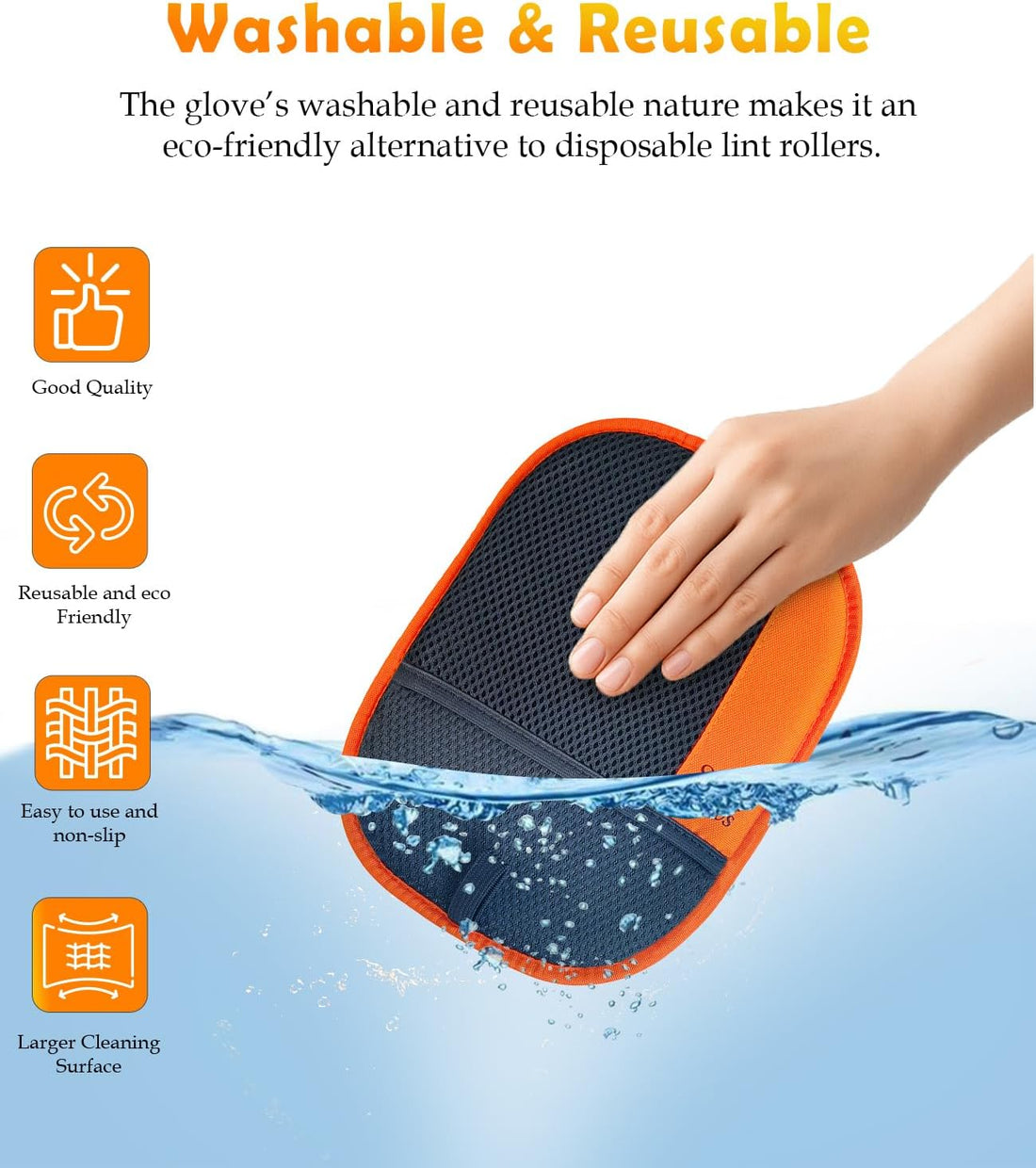 Pet Hair Removal Glove | Soft Grooming Brush for Dogs & Cats