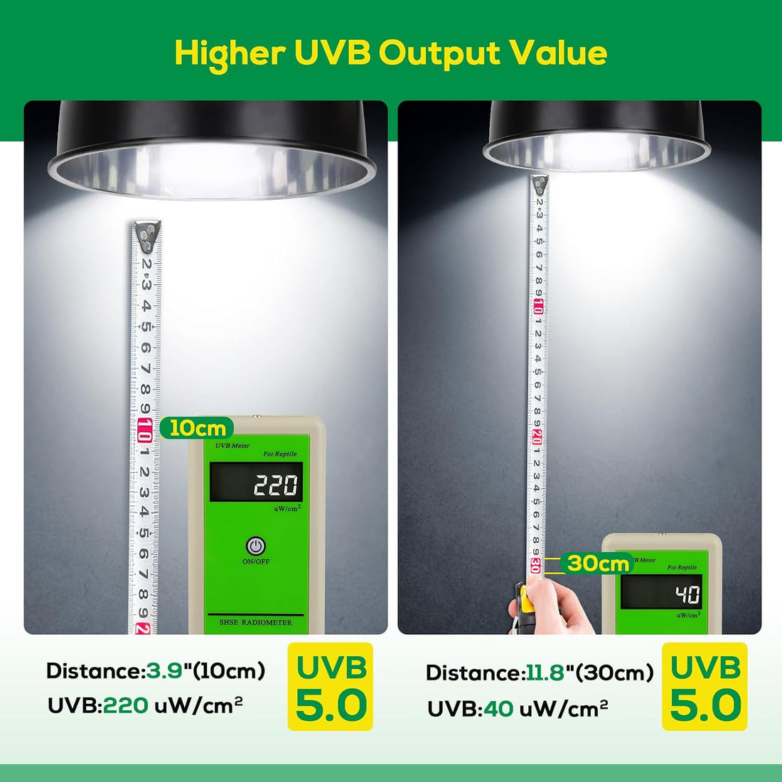UVB Bulb for Reptiles, 5.0 13W UVB Light for Reptiles