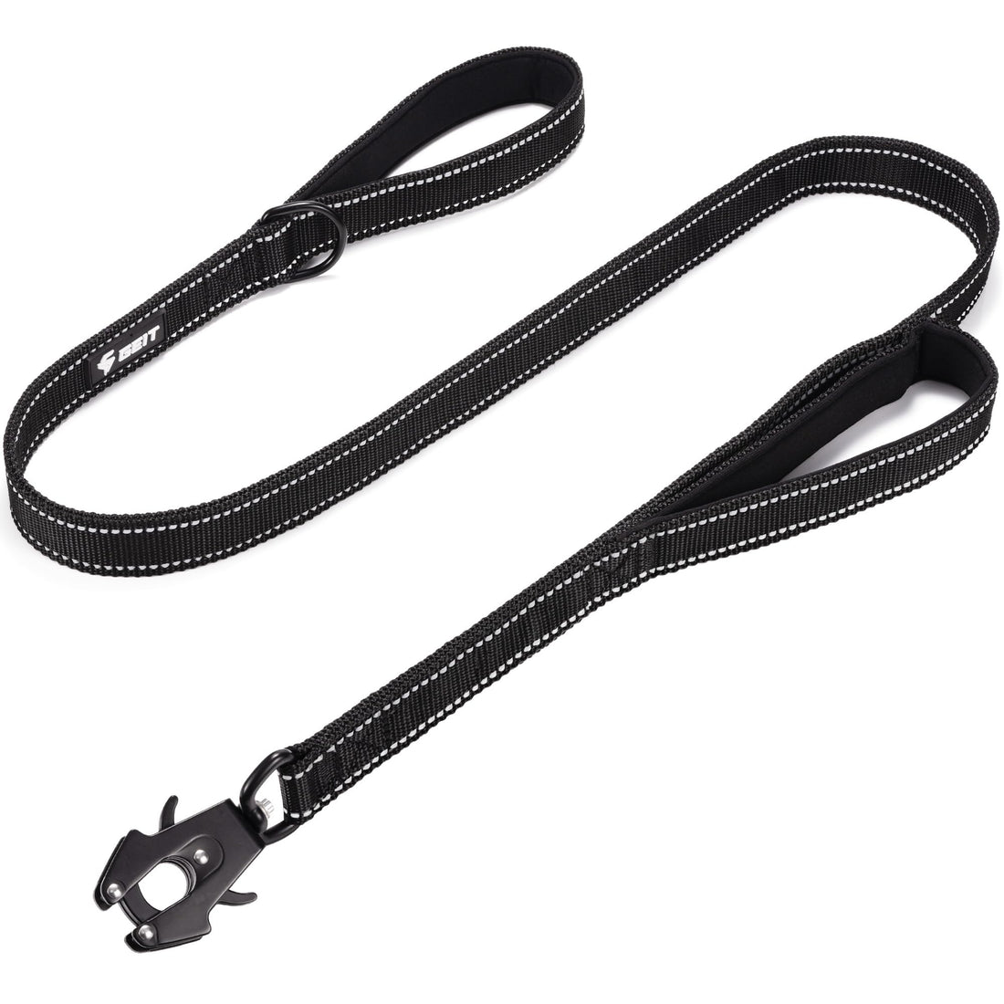 GEIT 4/5/6FT Heavy Duty Dog Leash with 2 Comfortable Padded Handles