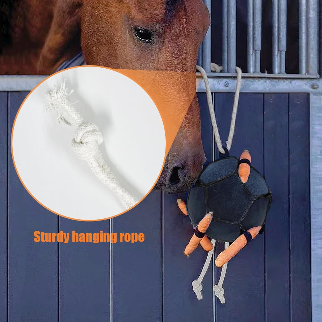 La La Pet Hanging Carrot Feeding Ball Interactive Feed Toy Relieve