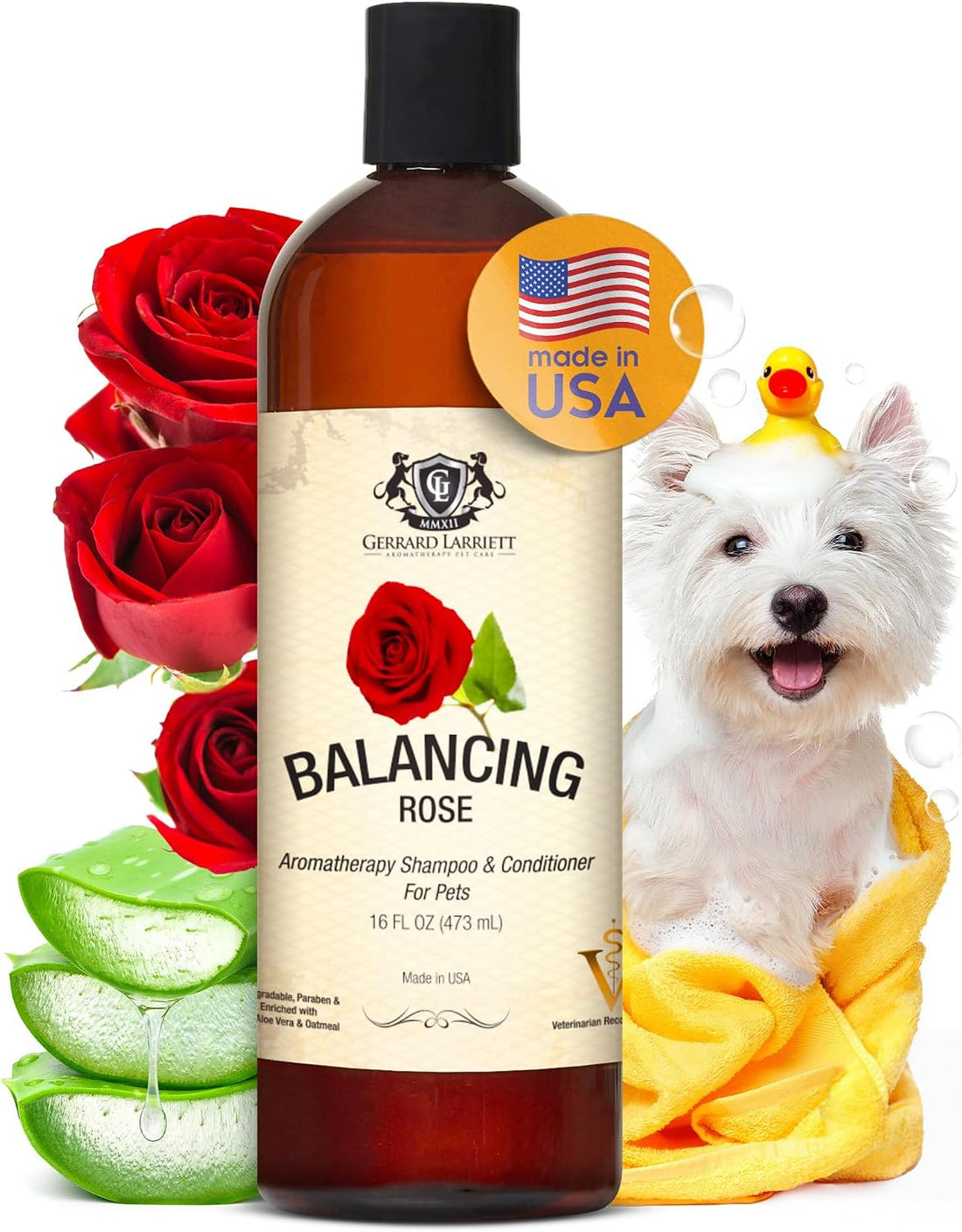 Dog Shampoo and Conditioner Energizing Grapefruit & Spearmint 16 Oz