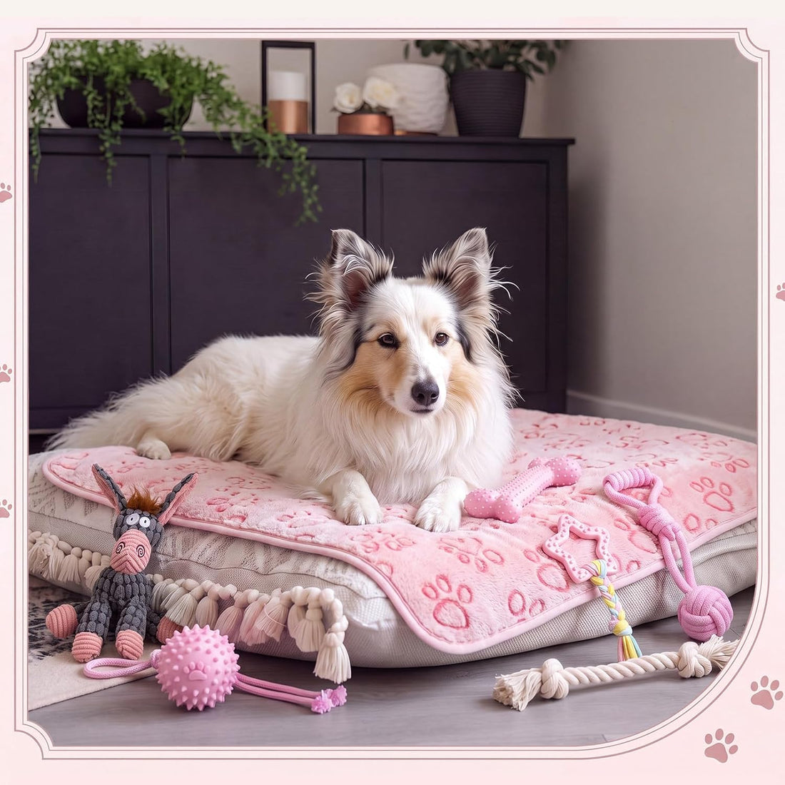 Zopeal 17 Pcs Puppy Gift Set, Dog Toy & Essentials Bundle