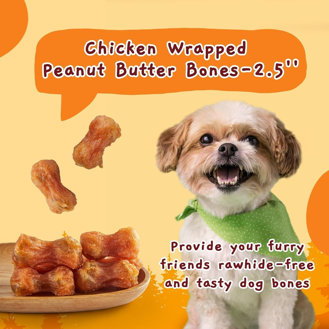 Jungle Calling Rawhide Free Dog Chew Treats
