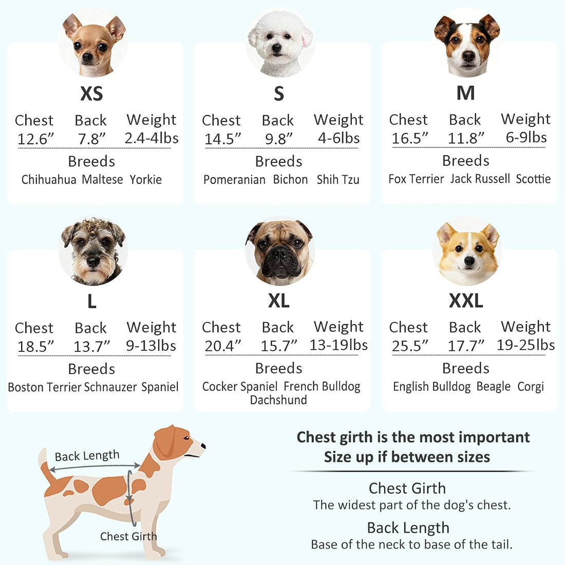 GYALAPERI 3 Pack Fleece Dog Sweaters for Small Dogs