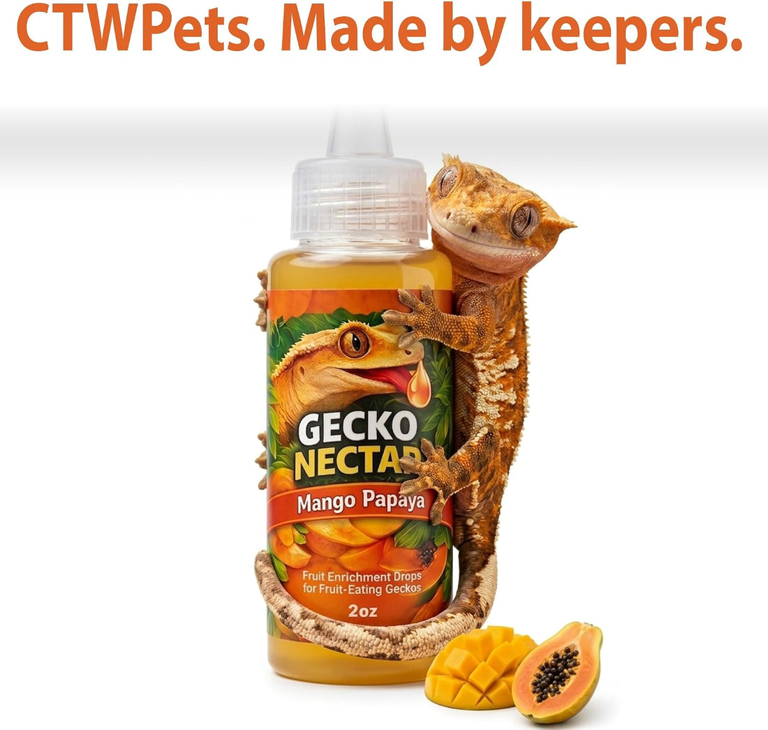 CTWPets Liquid Crested Gecko Treat & Food Topper, Mango Papaya