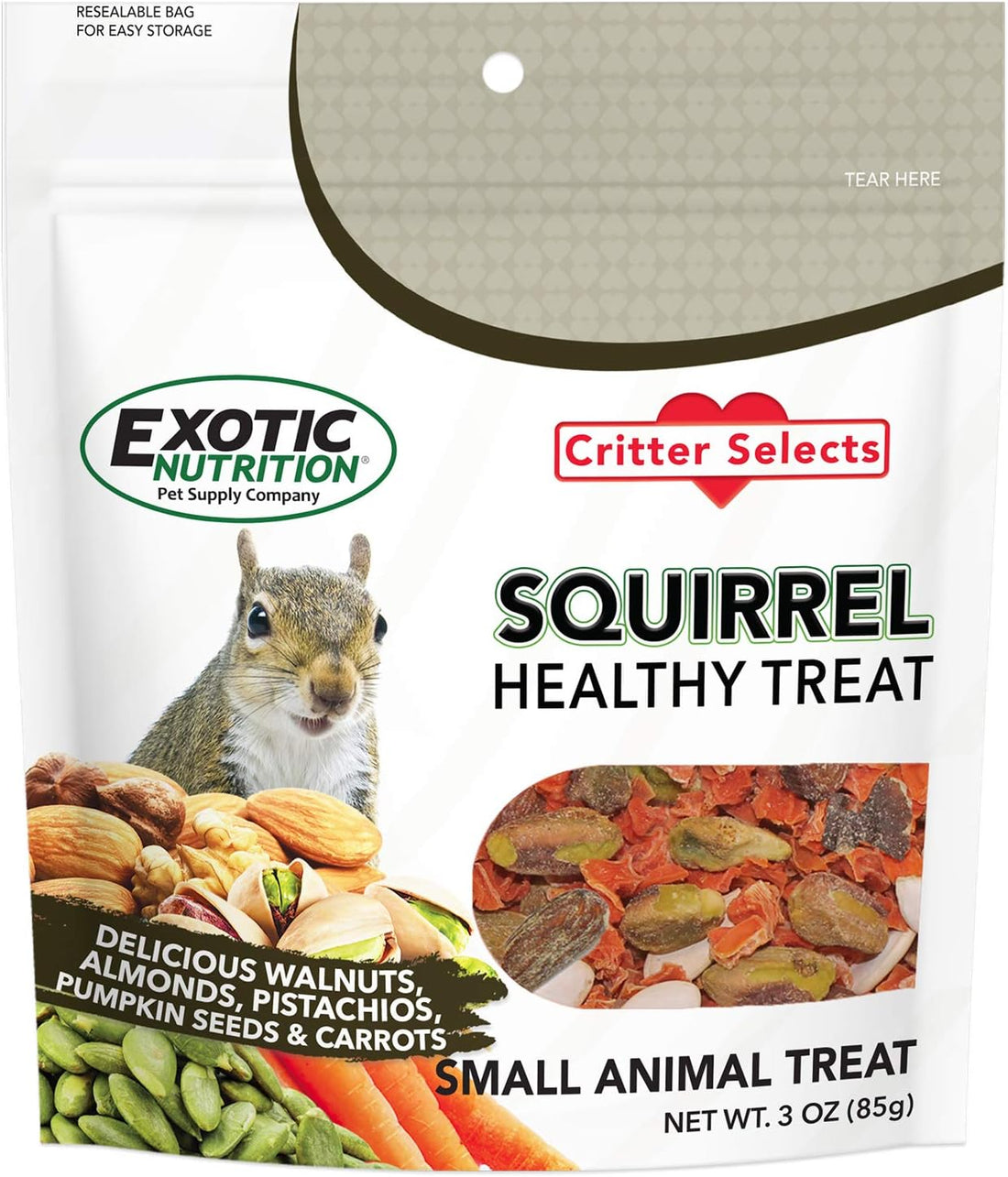 Squirrel Treat - Healthy Natural Nut & Vegetable Treat - Walnuts