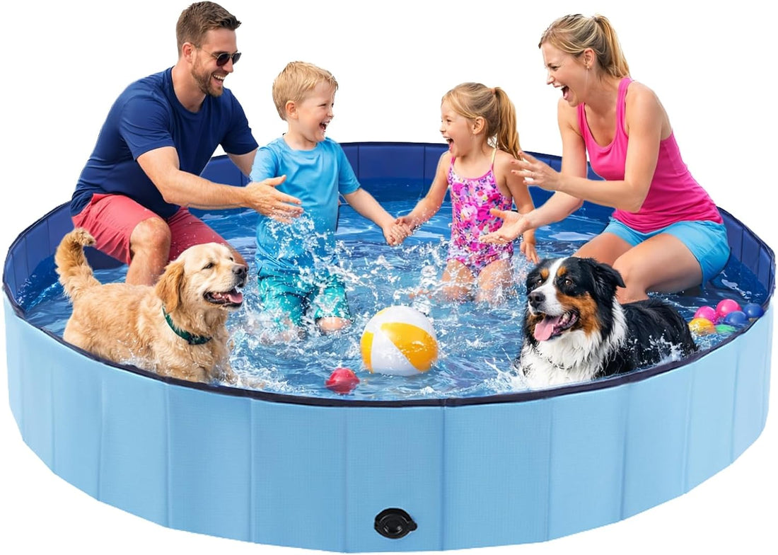 Eooqi Foldable Dog Pool for Large Dogs & Kids