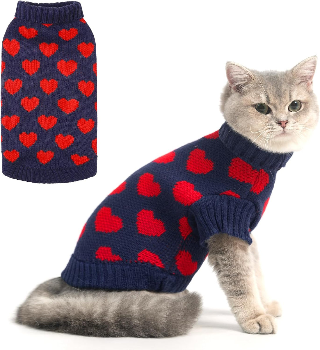 KOOLTAIL Halloween Cat Sweater for Cats Only