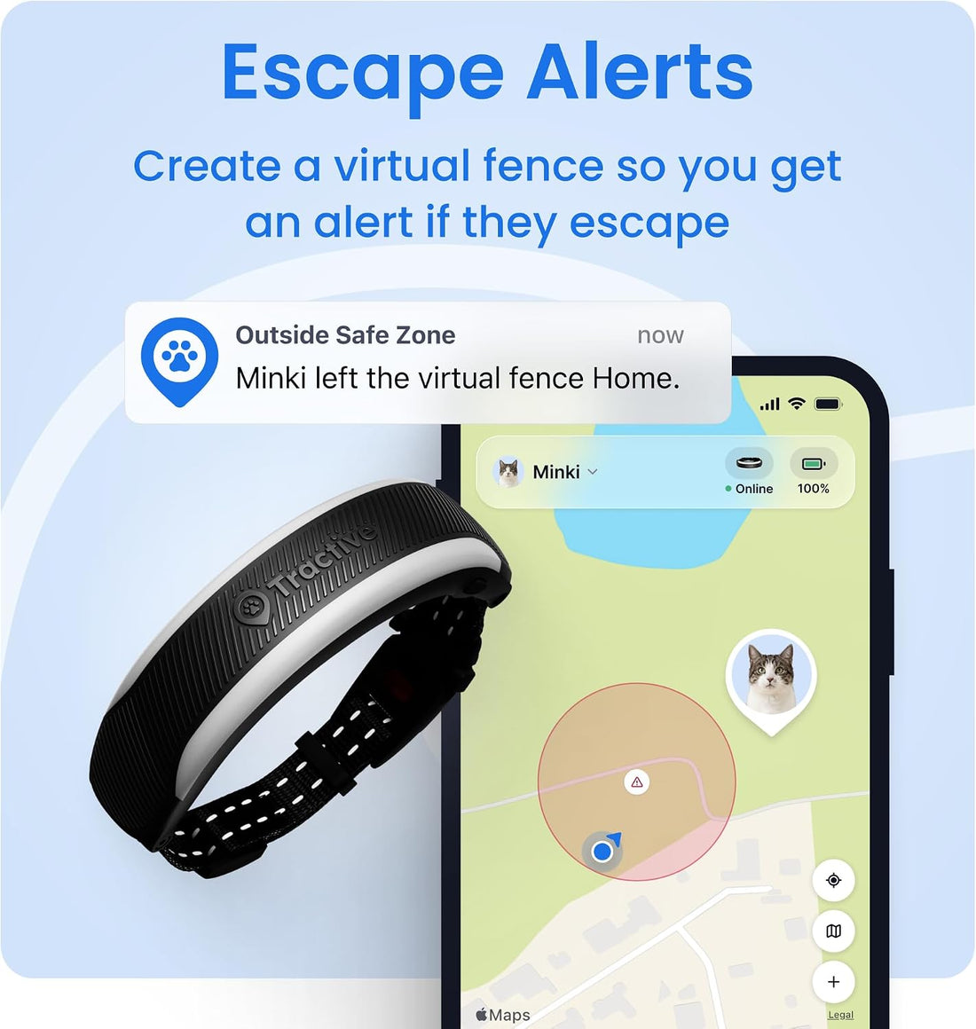 Tractive Smart Cat GPS Tracker Collar