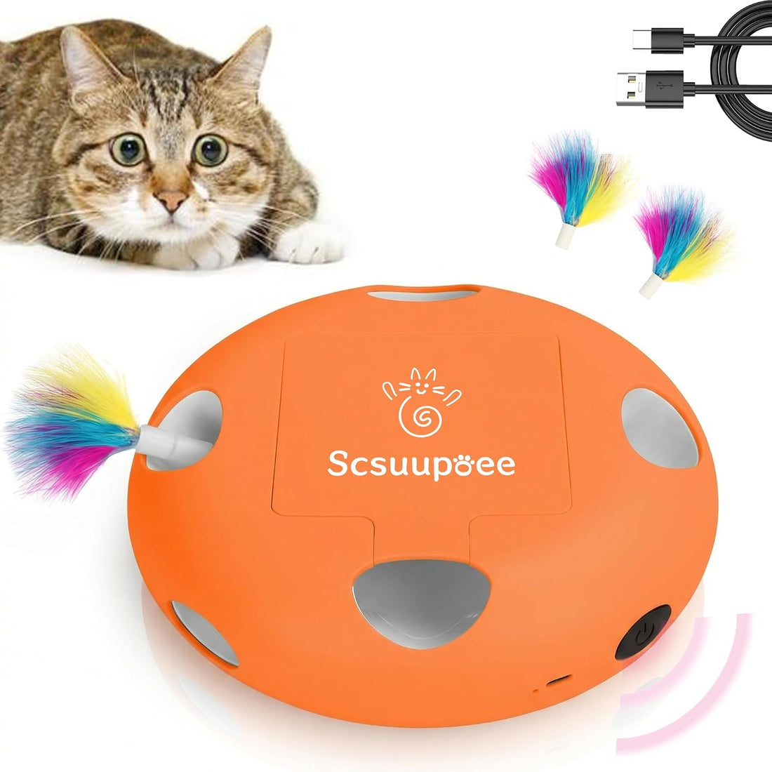 Rechargeable Interactive Cat Toy