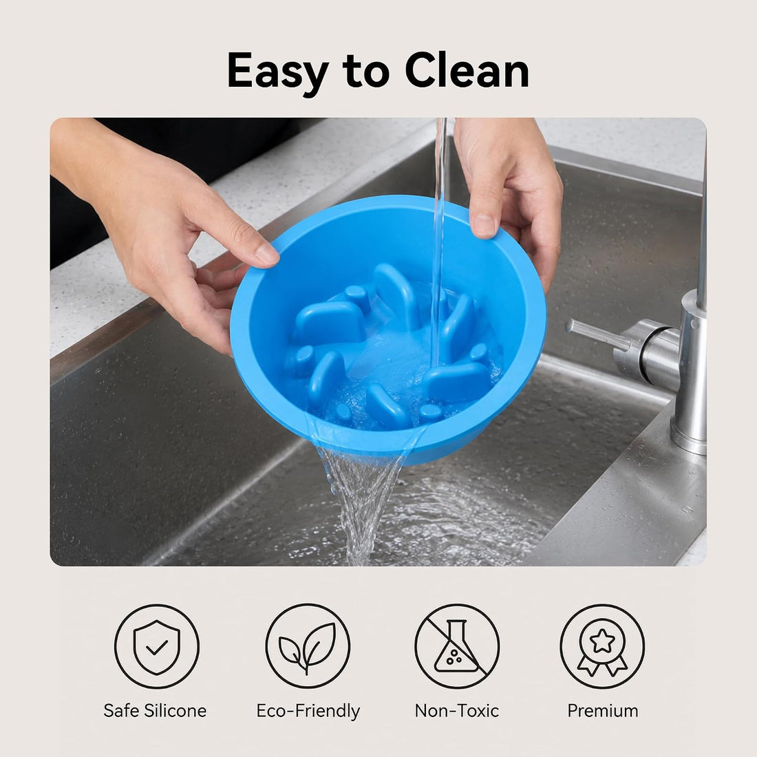 Slow Feeder Bowl for Cats & Small Dogs Compatible with PETLIBRO