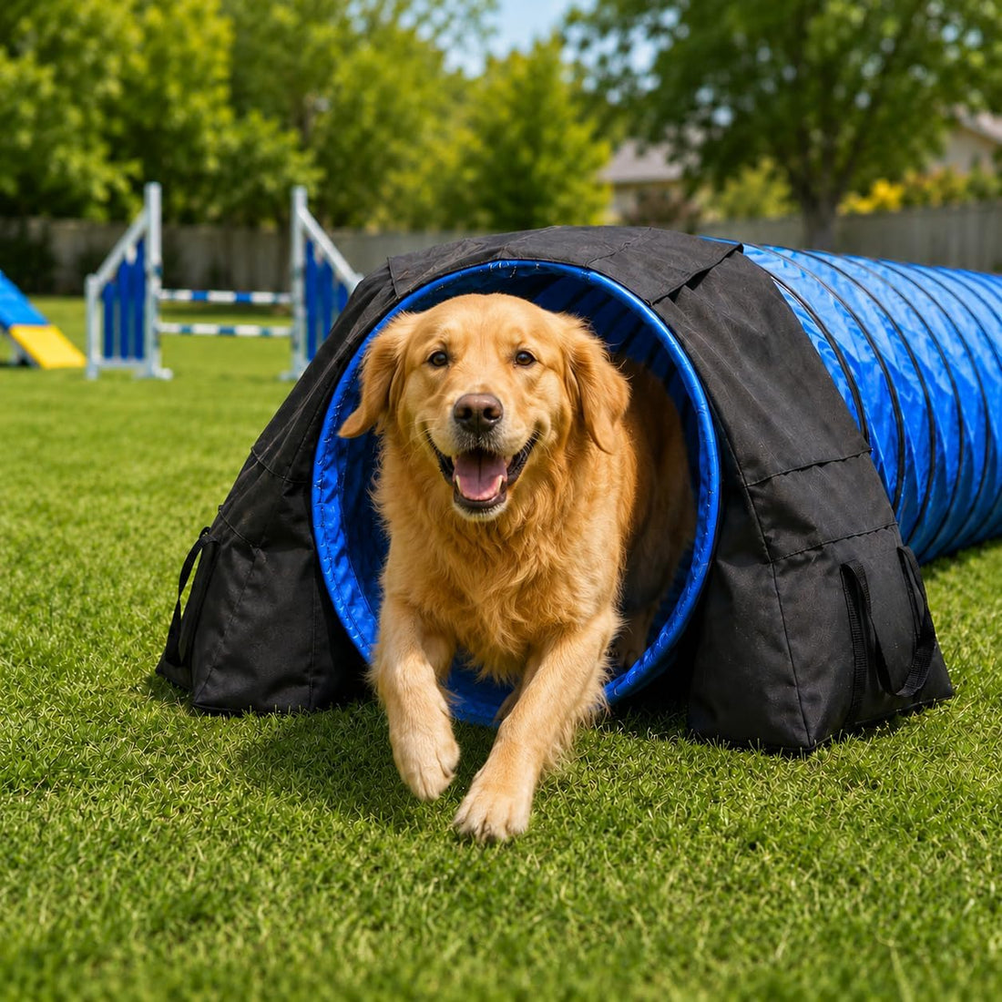 Japard Upgraded 4 Pack Dog Agility Equipment, Tunnel Sandbags