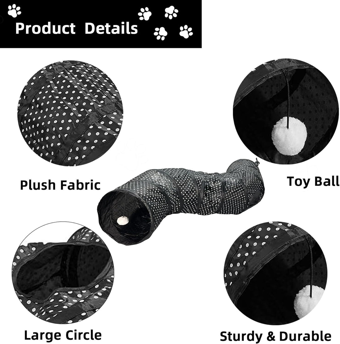 Cat Toy Tunnel Collapsible