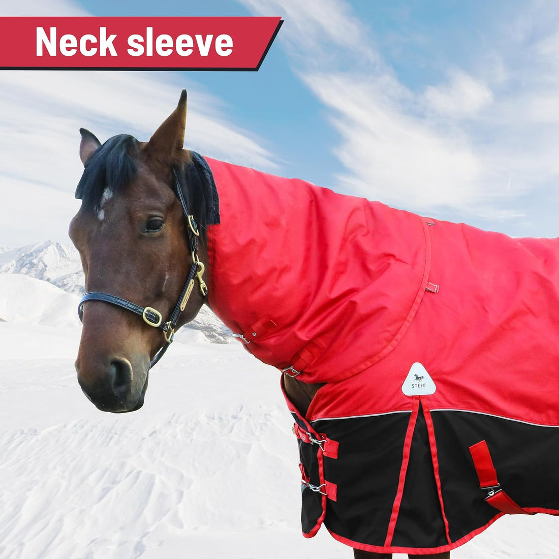 Surcingle Turnout Blankets for Horse,1680D Winter Water-Resistant