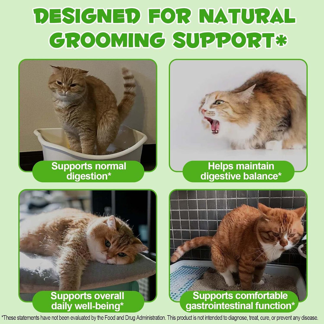 Cat Hairball Remedy Drops, Hairball Treatment for Cats