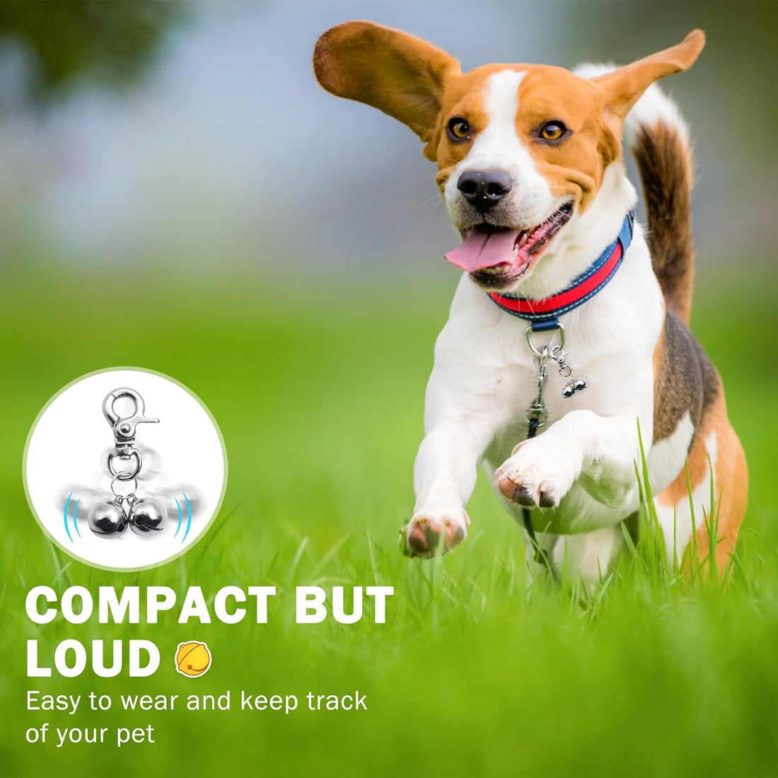 SCENEREAL Bells for Dog Collars