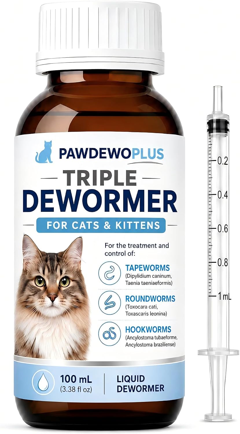 Liquid Dewormer for Cats & Kittens, 100 mL