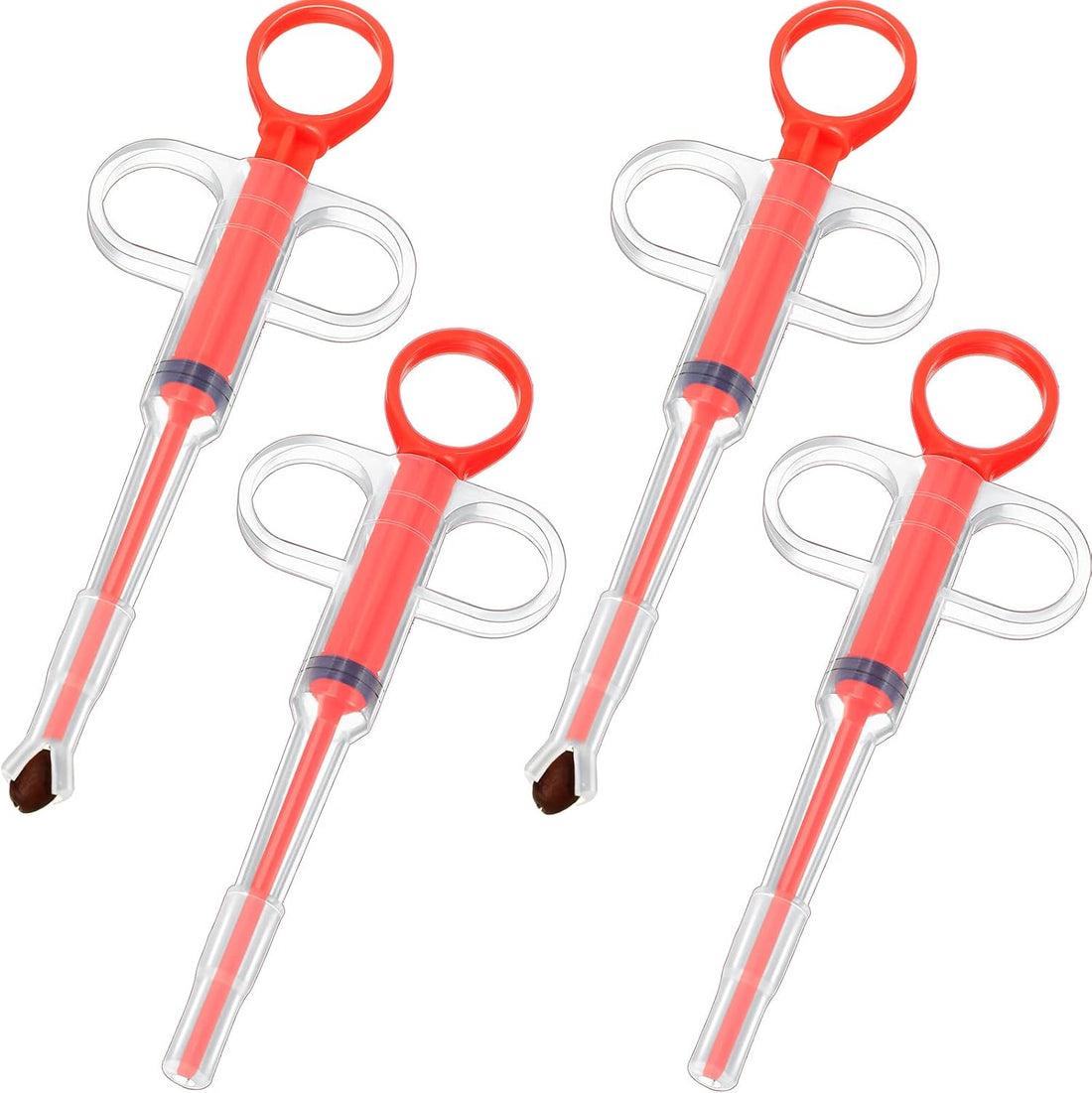 Nuanchu 4 Pcs Cats Pill Shooter Popper for Pet Dogs