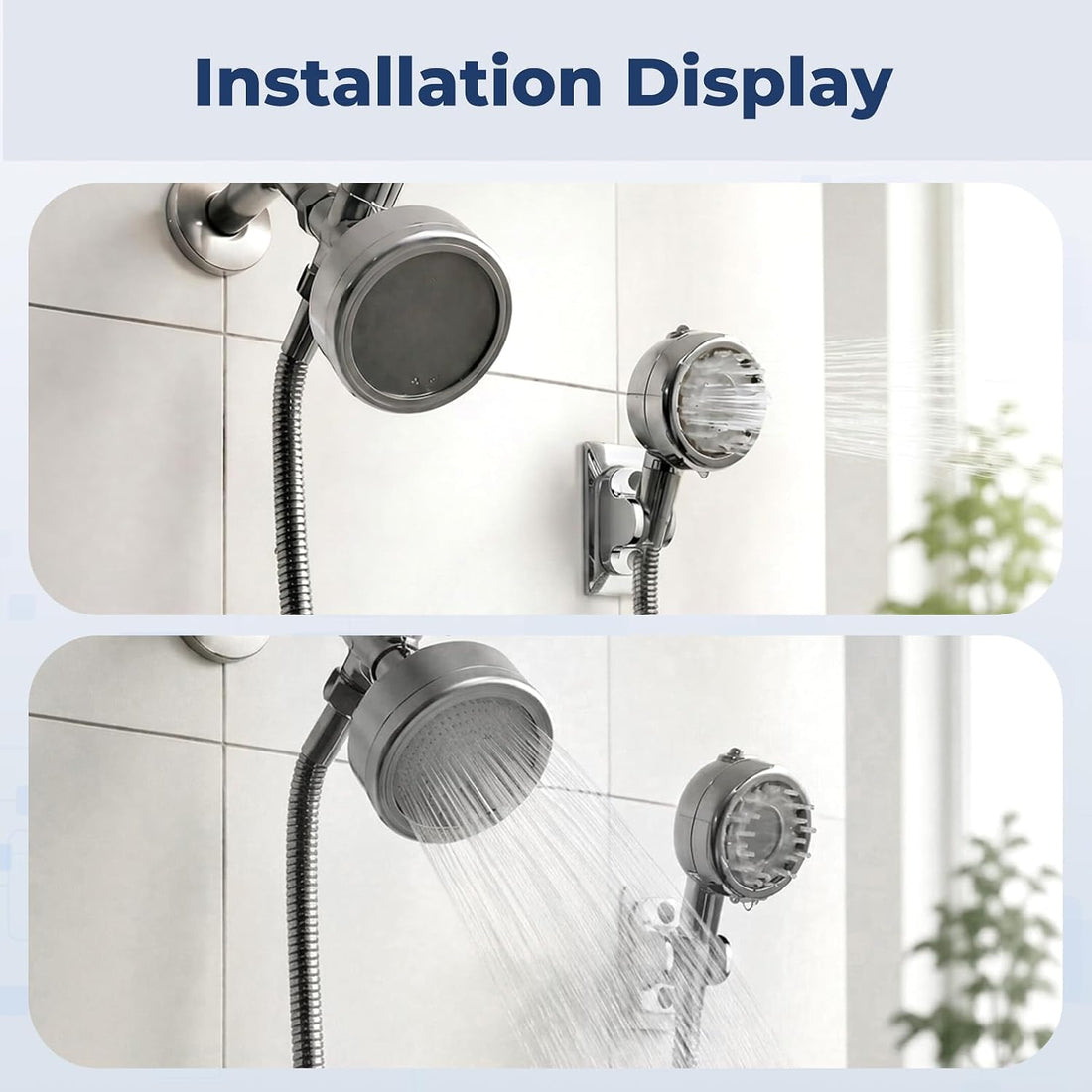 Pet Shower Sprayer Set with 8.2ft Hose & Adjustable Flow Control