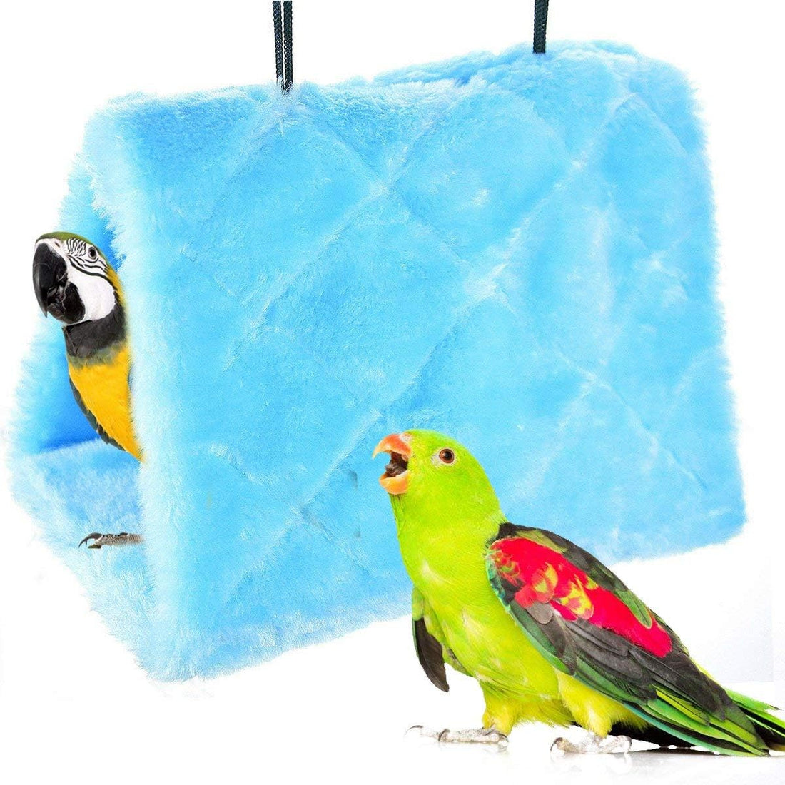 MOACC Winter Warm Bird Nest House Shed Hut Hanging Hammock Finch Cage