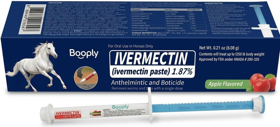 Ivermectin Horse Paste 1.87% - Apple Flavored