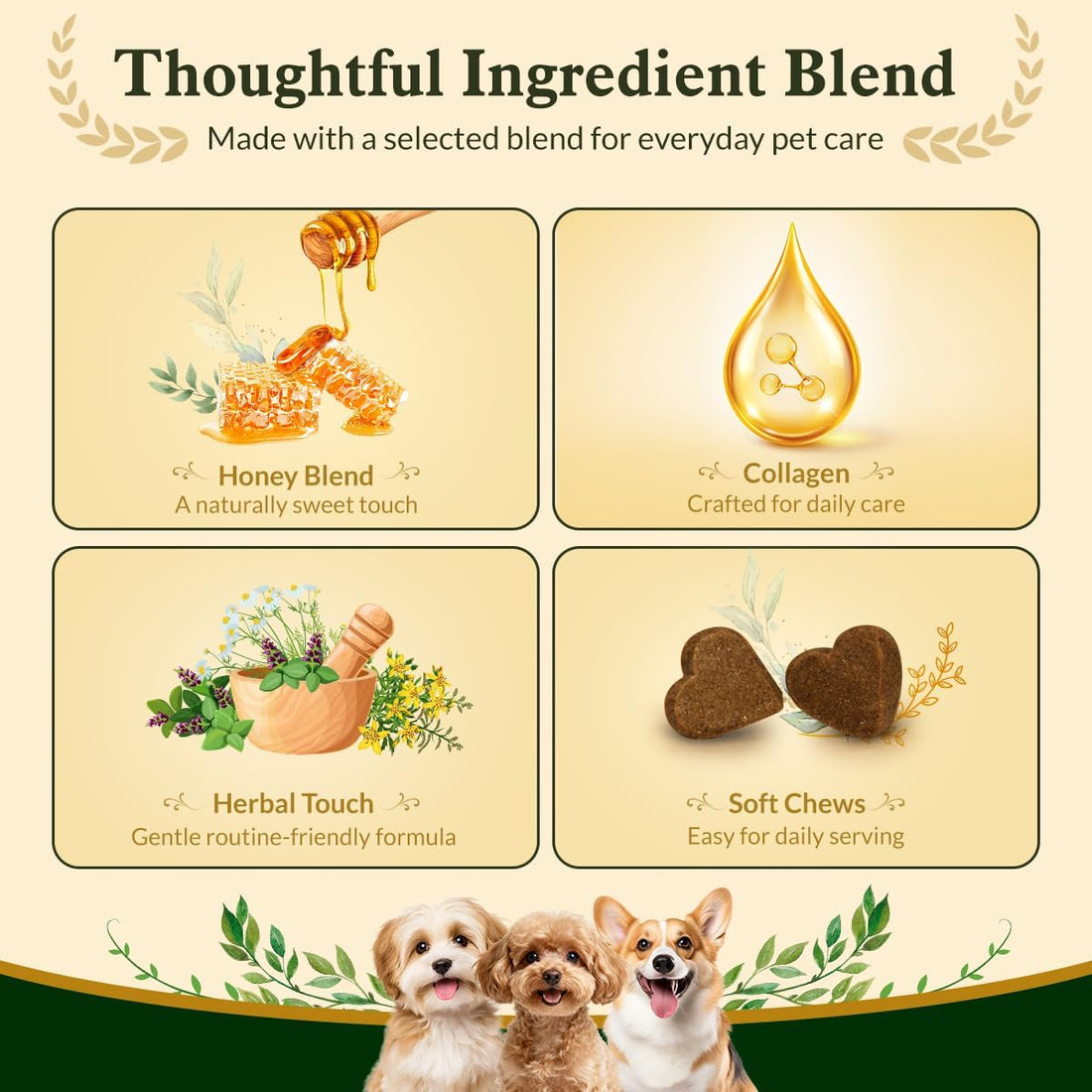 Airway Support Soft Chews for Dogs, Small Breed Daily Airway Support