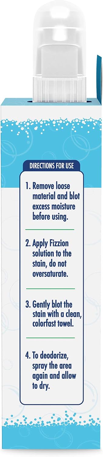 Fizzion Pet Stain and Odor Remover 23 ounce Empty Spray Bottle with 2