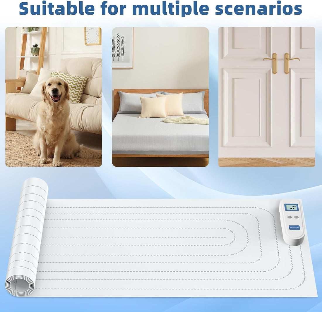 Indoor Pet Training Mat, Rechargeable Electric Shock Mat for Dogs