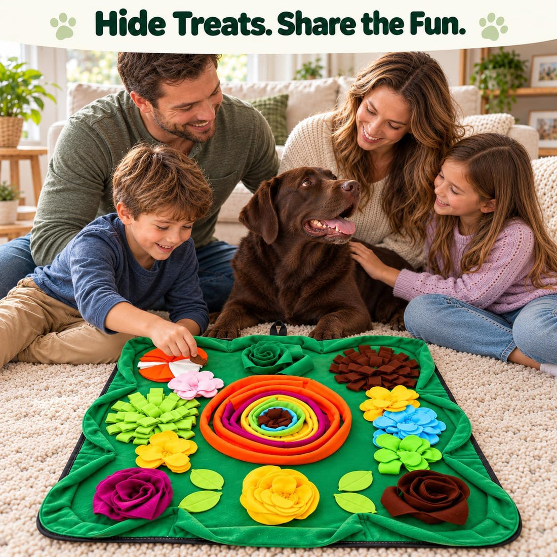 Vextronic Snuffle Mat for Dogs, Large Dogs Slow Feeder