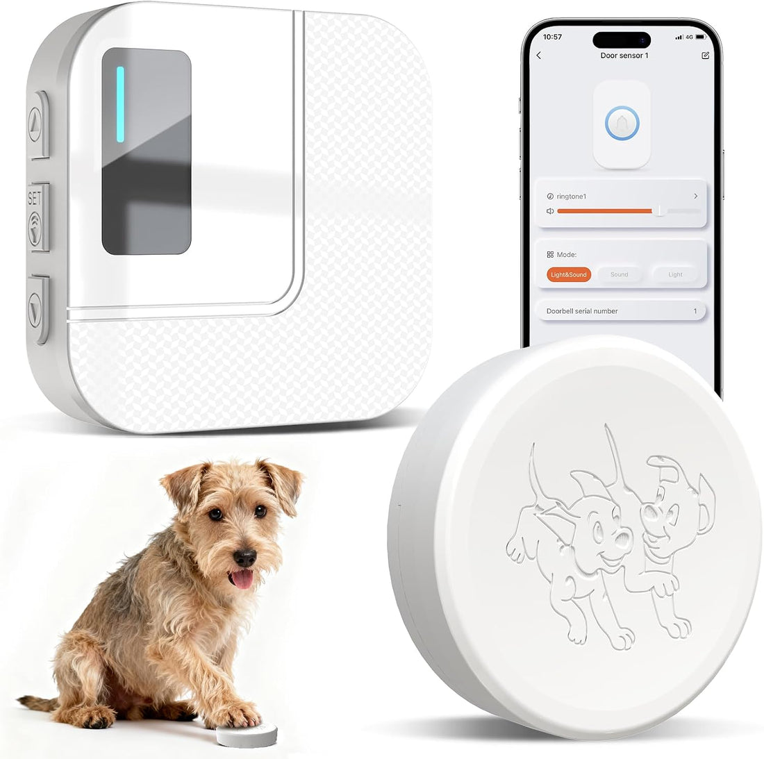 ChunHee Dog Door Bell for Potty Training
