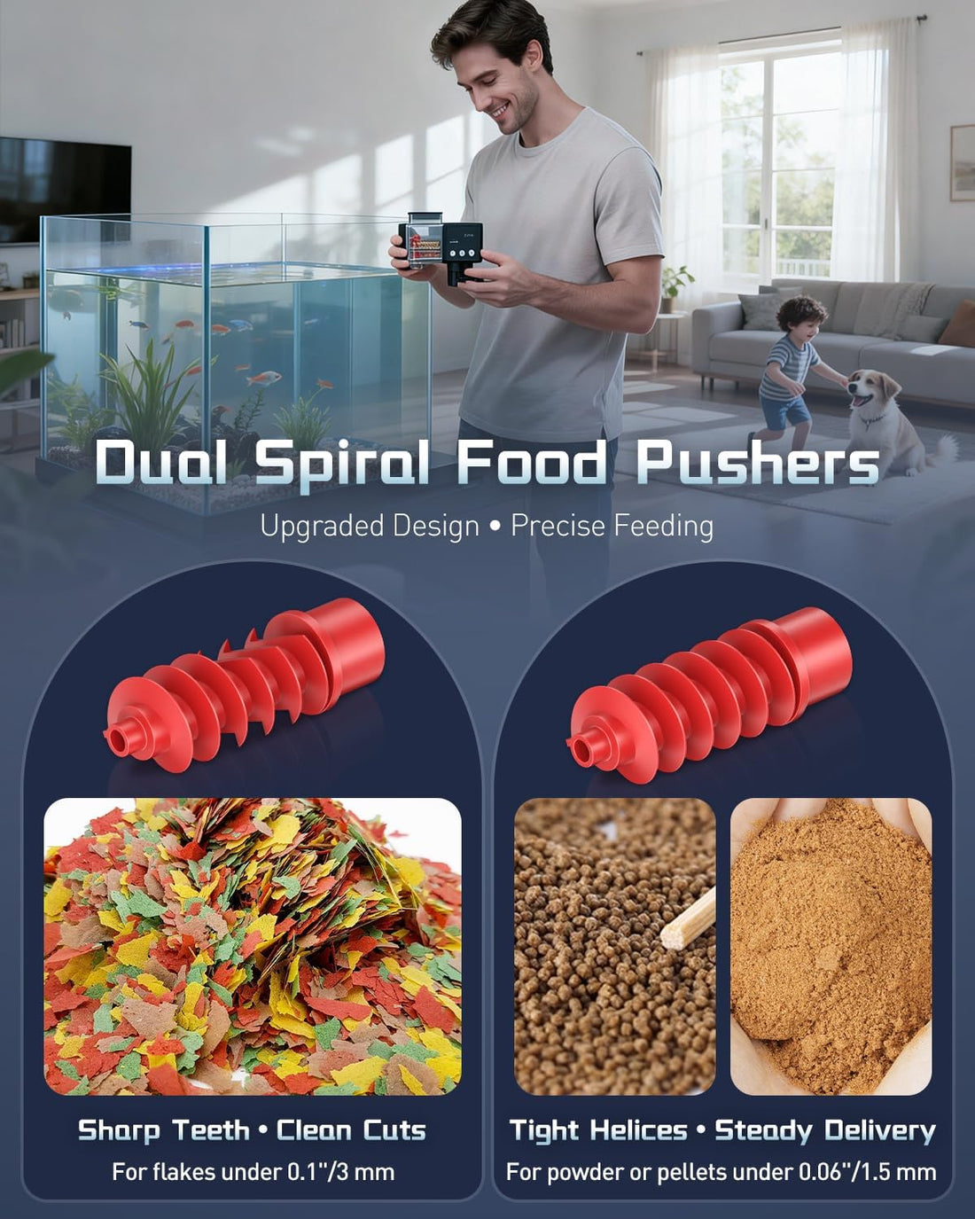 Pawfly Automatic Fish Feeder for Aquarium