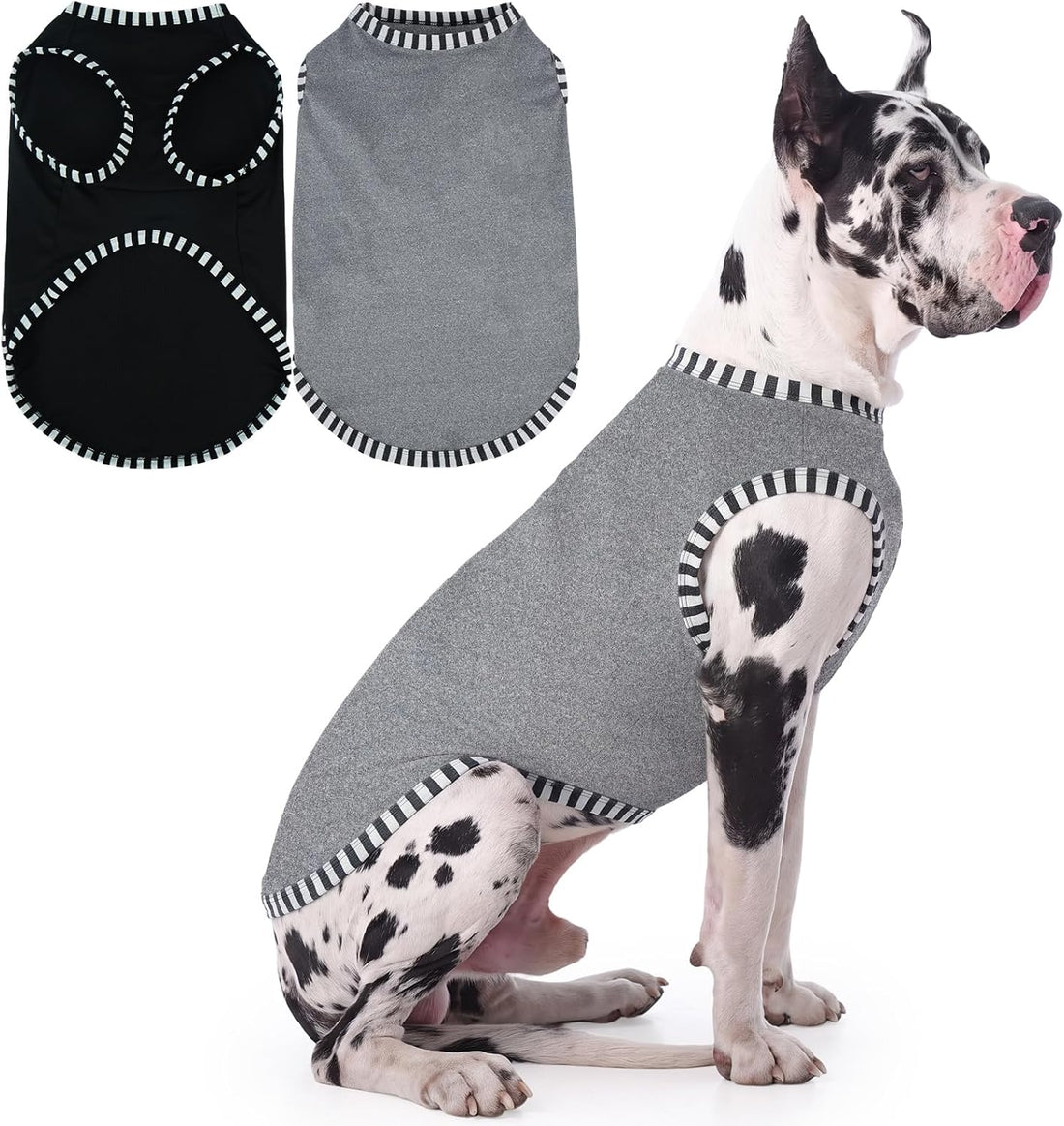 IECOii 2 Pack Dog Surgery Recovery Shirt Sleeveless Lightweight Dog