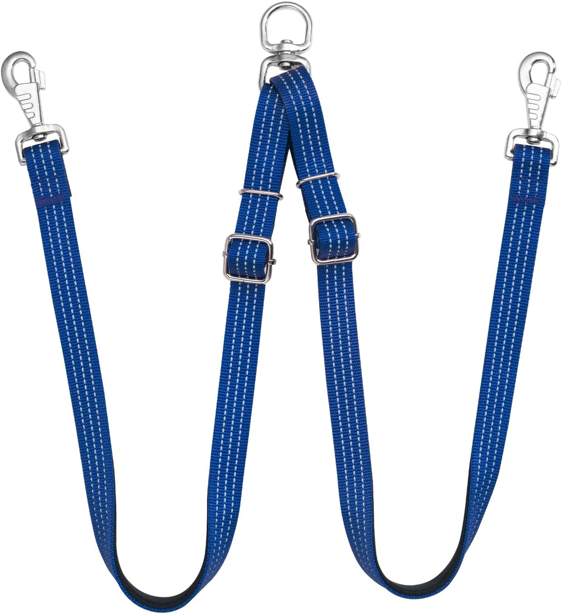 Double Dog Leash Coupler,No Tangle Dog Leashes Connector,Two Dogs