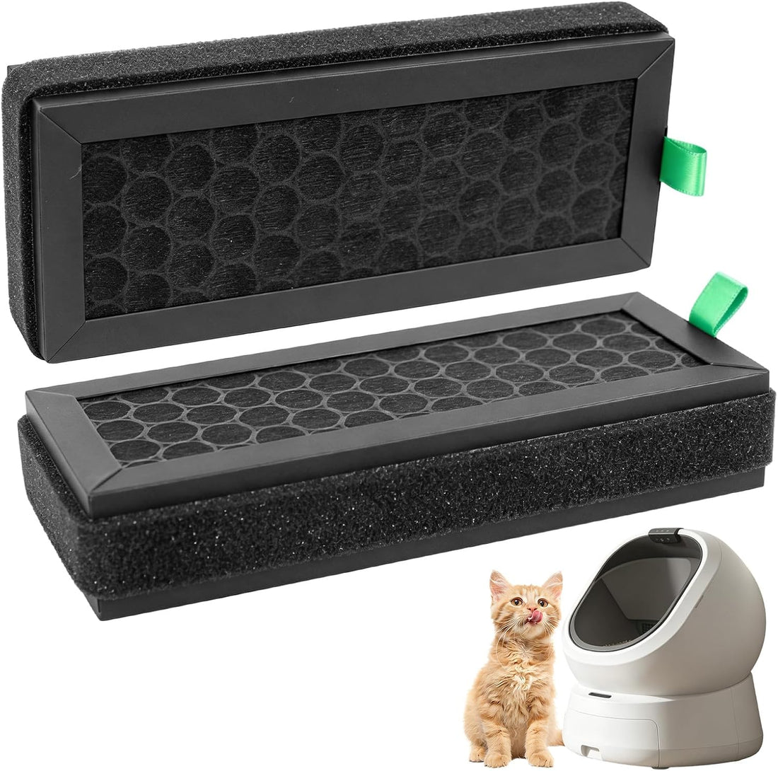 2Pcs Carbon Filters Compatible with Petbibro Luma Pet Self Clean